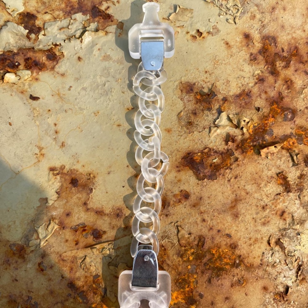 clear 1017 alyx 9SM bracelet. Never worn! 100% authentic